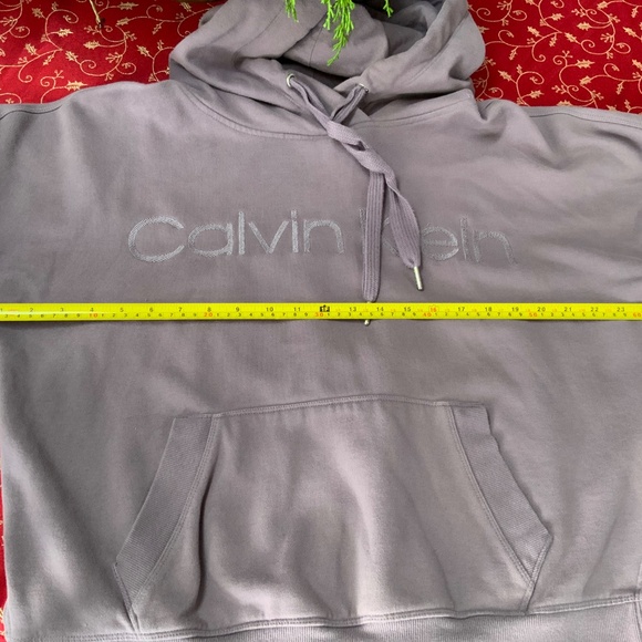 Calvin Klein Light Purple Sweatshirt Hoodie Sz L - Picture 7 of 8